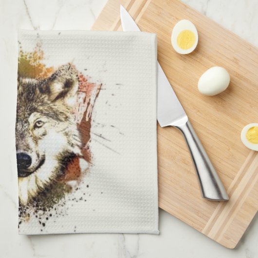 Wolf Theedoek (Quarter Fold)