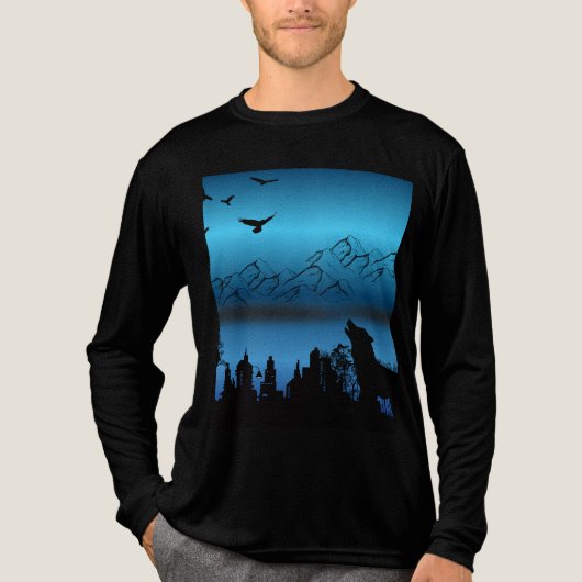 Wolf theme T-SHIRT (Voorkant volledig)