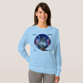 Wolf thuis van de hersenen t-shirt (Voorkant volledig)