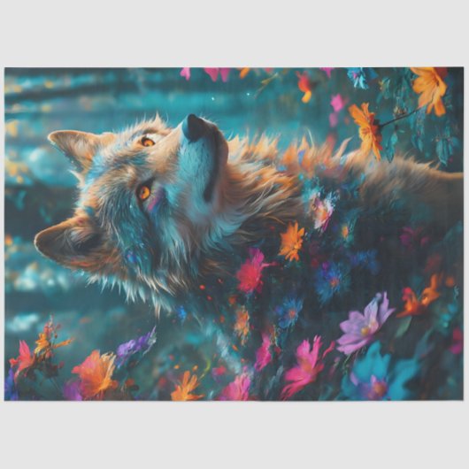 Wolf tissuepapier (Voorkant)