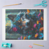 Wolf tissuepapier (Craft)