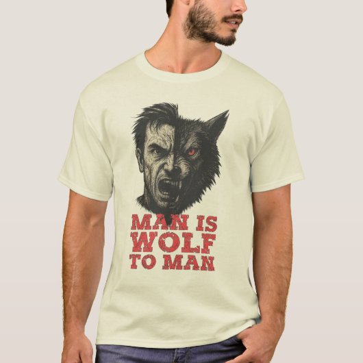 Wolf to Man T-shirt (Voorkant)