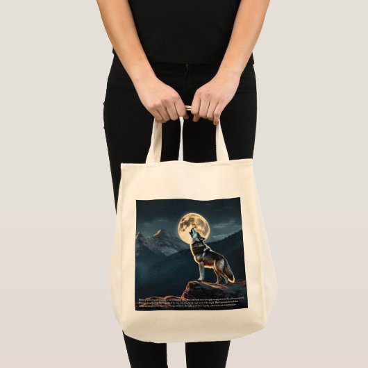 Wolf Tote Bag (Voorkant (product))