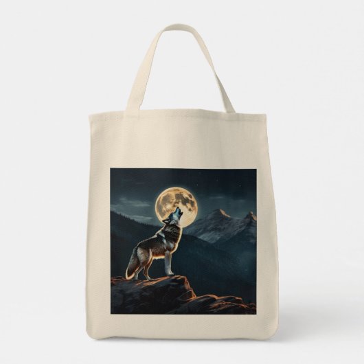 Wolf Tote Bag (Achterkant)