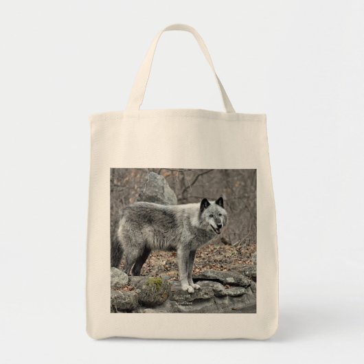 Wolf Tote Bag (Voorkant)