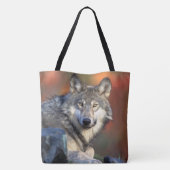 Wolf Tote Bag (Achterkant)