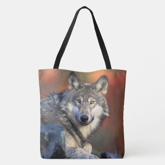Wolf Tote Bag (Achterkant)