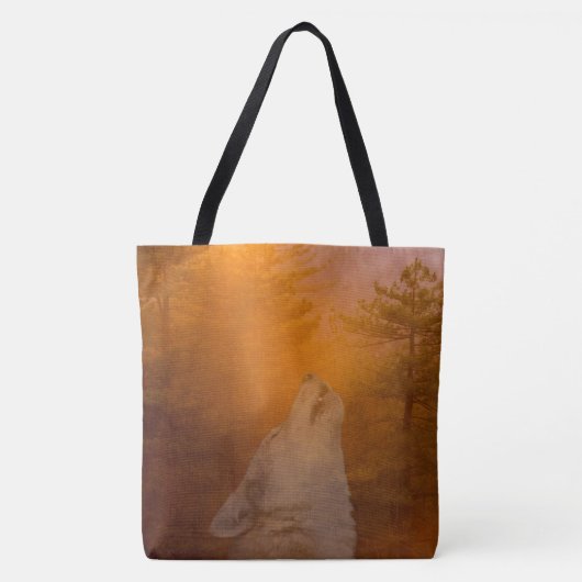 Wolf Tote Bag (Voorkant)
