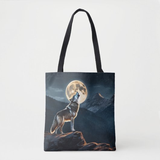 Wolf Tote Bag (Voorkant)