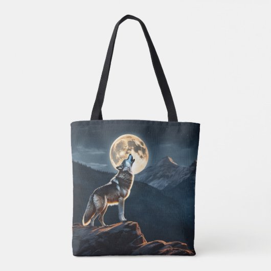 Wolf Tote Bag (Achterkant)