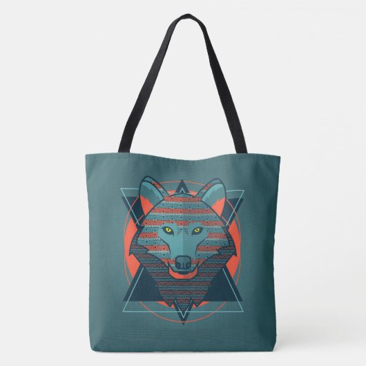 Wolf Tote Bag (Achterkant)
