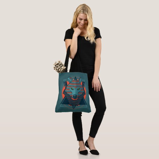 Wolf Tote Bag (Op model)