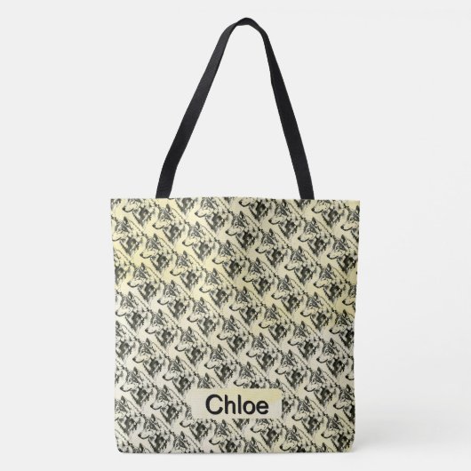 Wolf Tote Bag (Voorkant)