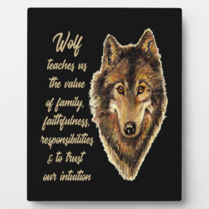 Wolf Totem Animal Spirit Guide for Inspiration Fotoplaat