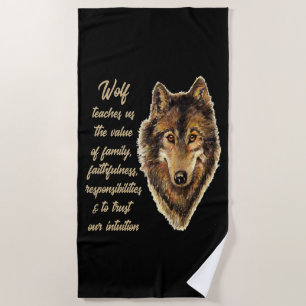 Wolf Totem Animal Spirit Guide for Inspiration Strandlaken