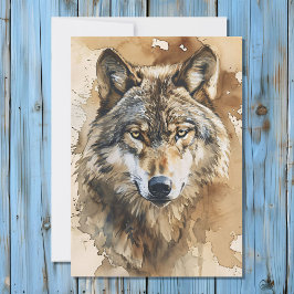 Wolf Totem Spirit Animal Betekenis Kaart