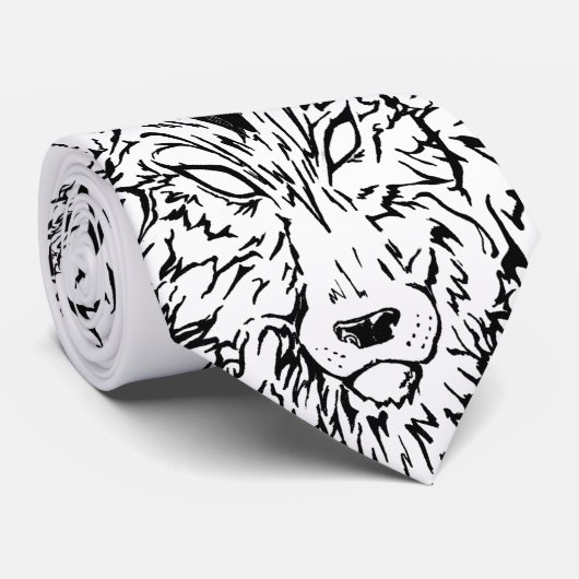 Wolf Totem Stropdas (Opgerold)