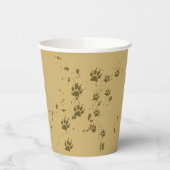 Wolf Tracks Paper Cup Papieren Bekers (Links)