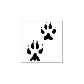 Wolf Tracks Rubberstempel (Afrduk)