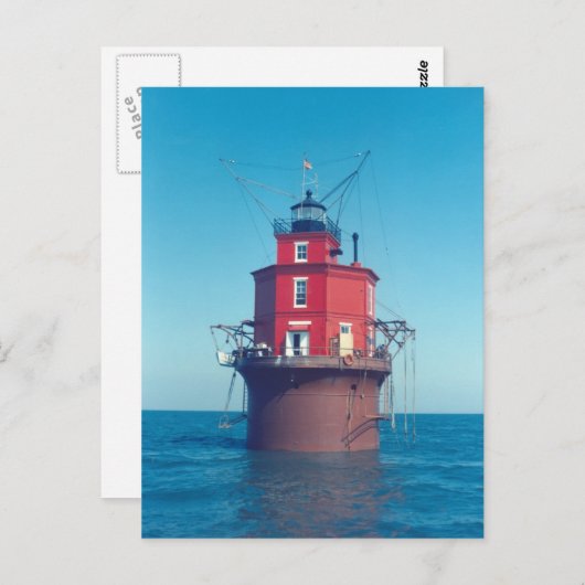 Wolf Trap Lighthouse Briefkaart (Voorkant / Achterkant)