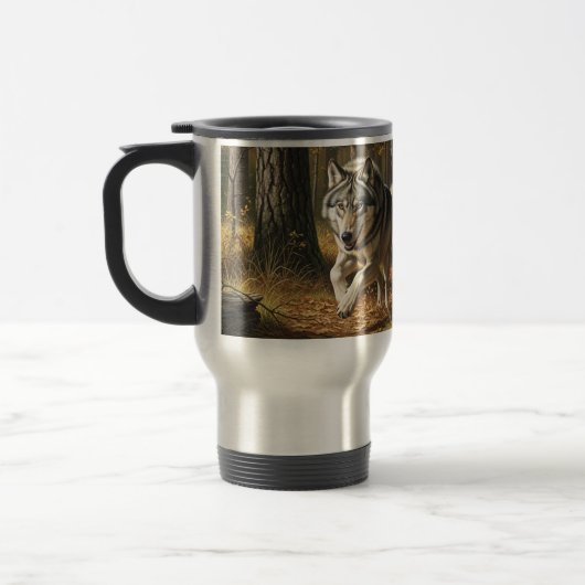 Wolf Travel Comuter Mug style 1 Reisbeker (Links)