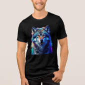 Wolf Tri-Blend Shirt (Voorkant)