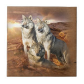 Wolf Trio Tegeltje (Voorkant)