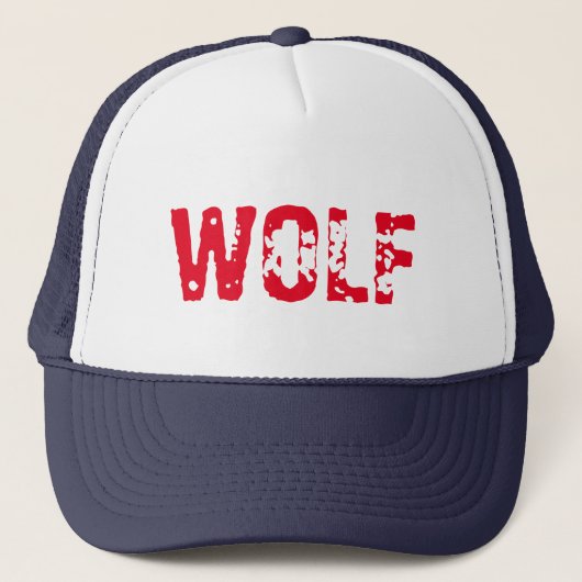 Wolf Trucker Hat Pet (Voorkant)