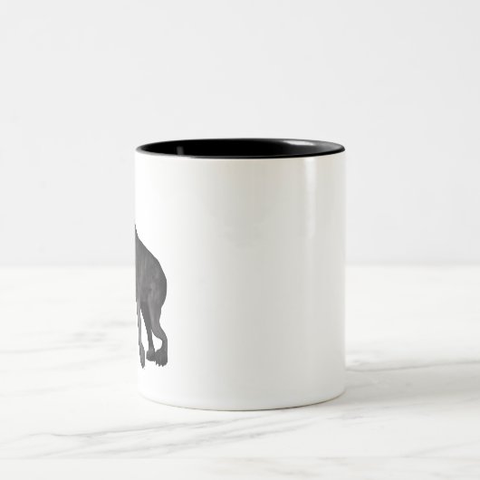 Wolf Tweekleurige Koffiemok (Center)