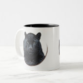 wolf tweekleurige koffiemok (Voorkant links)