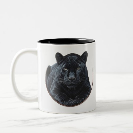 wolf tweekleurige koffiemok (Links)