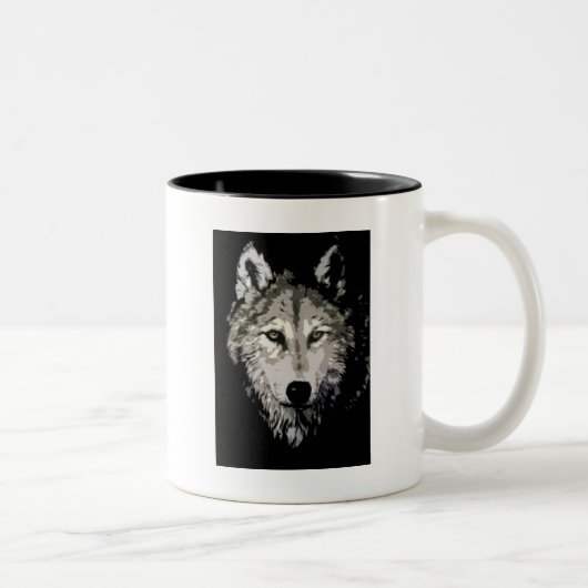 Wolf Tweekleurige Koffiemok (Rechts)