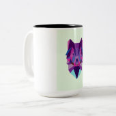 Wolf Tweekleurige Koffiemok (Voorkant links)
