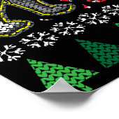 Wolf Ugly KerstSweater Wildlife Series Poster (Hoek)