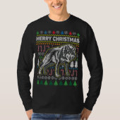 Wolf Ugly KerstSweater Wildlife Series T-shirt (Voorkant)
