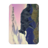 Wolf uit het hoge land magneet (Verticaal)