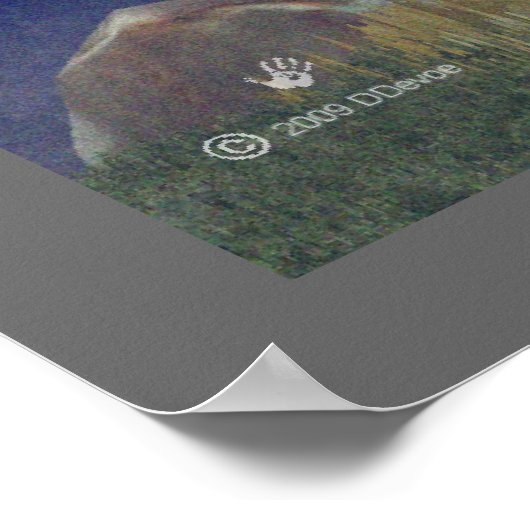 Wolf uit het hoge land poster (Hoek)