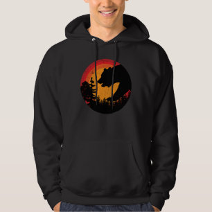 Wolf van de  Sunset Retro T-Shirt Hoodie