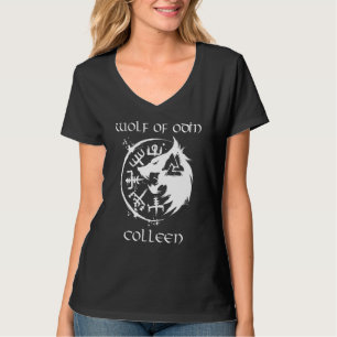 Wolf van Odin Colleen gepersonaliseerd T-shirt