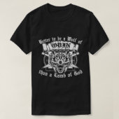 Wolf van Odin Viking Design T-shirt (Design voorkant)