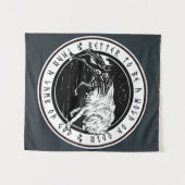 Wolf van Odin Wandkleed (Voorkant (horizontaal))