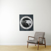 Wolf van Odin Wandkleed (In situ)