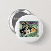 Wolf van Paula Atwell Ronde Button 5,7 Cm (Voorkant /achterkant)