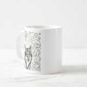 Wolf van Wisdom Koffiemok (Voorkant links)