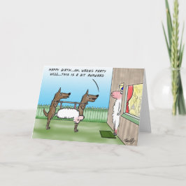 Wolf Verjaardag Kaart