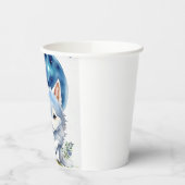 Wolf Verjaardag Papieren Bekers (Links)