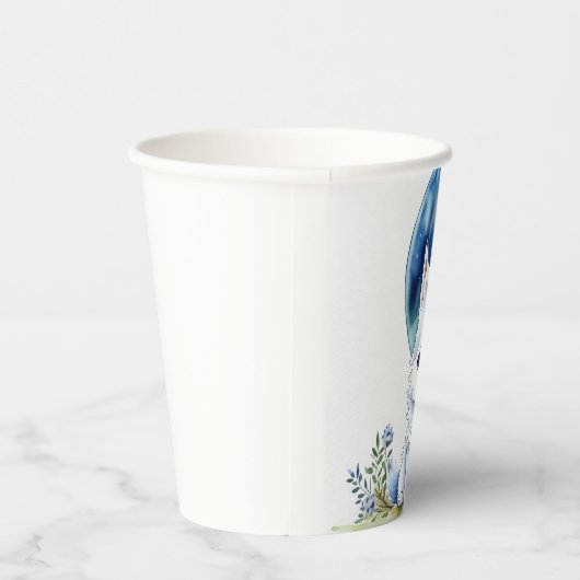 Wolf Verjaardag Papieren Bekers (Rechts)