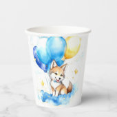 Wolf Verjaardag Papieren Bekers (Voorkant)