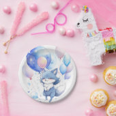 Wolf Verjaardag Papieren Bordje (Feest)