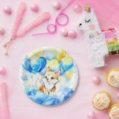 Wolf Verjaardag Papieren Bordje (Feest)